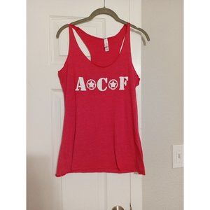 Unisex ACF Red Coach Tank Top Shirt Size Medium